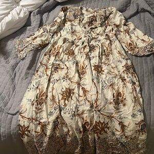 R. Vivimos peasant style dress with tie front